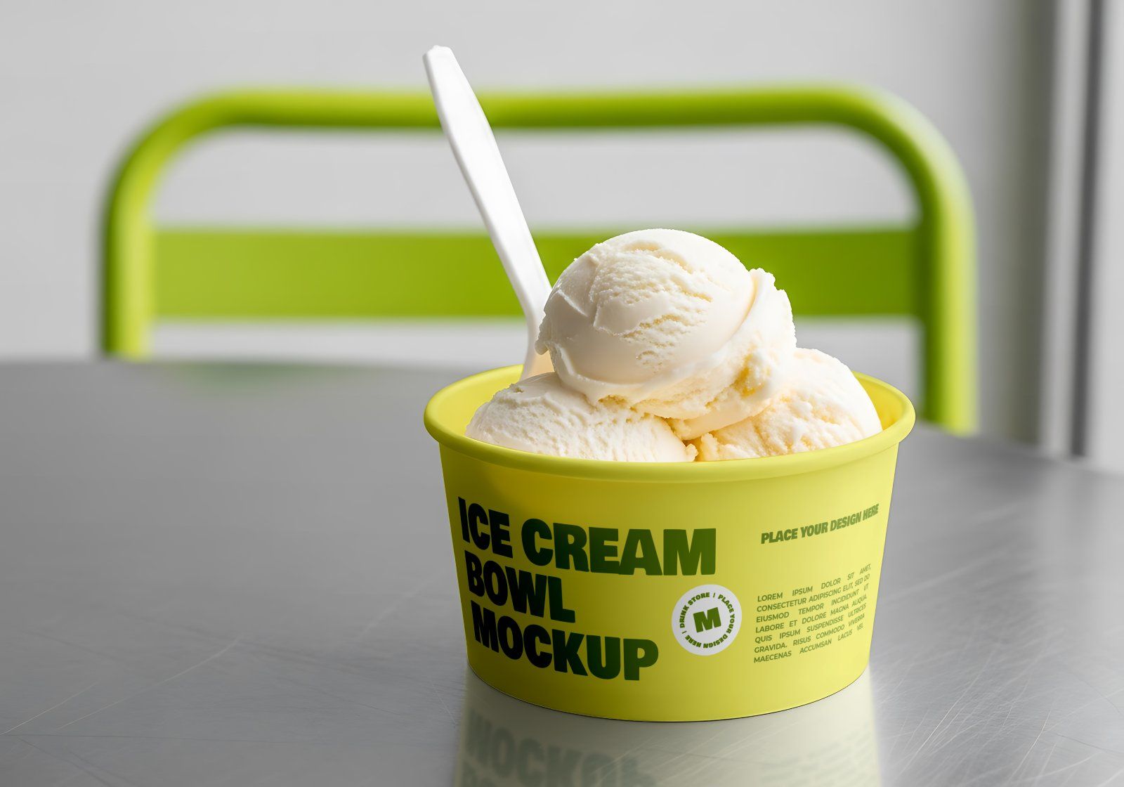 Premium Branding Drinking Store Mockup