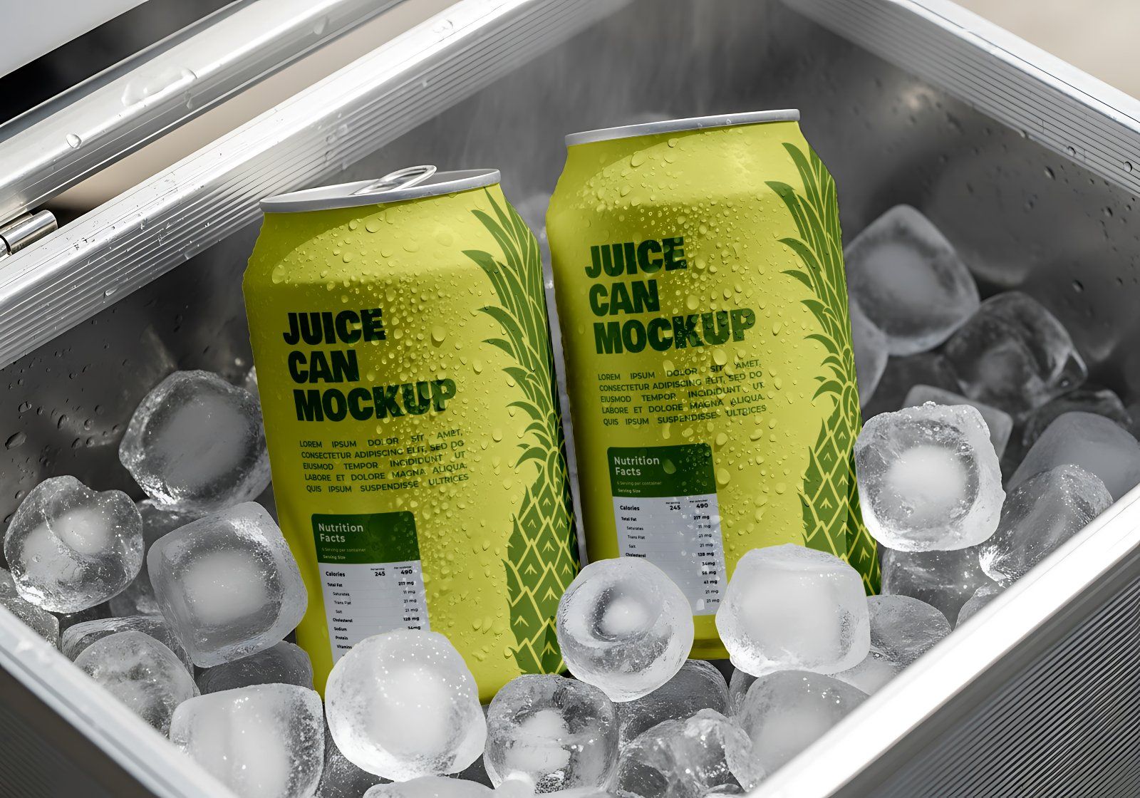 Premium Branding Drinking Store Mockup