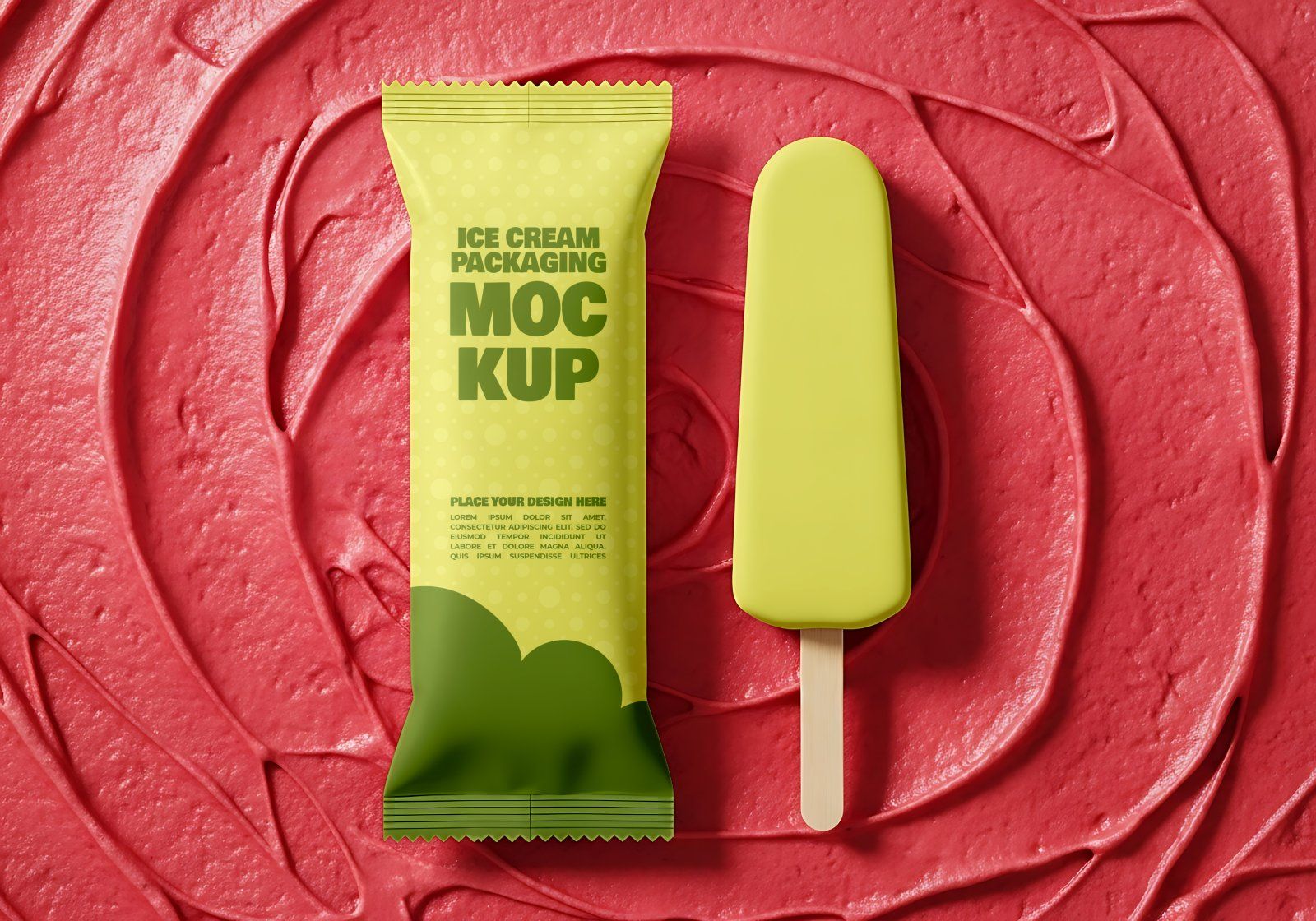 Premium Branding Drinking Store Mockup