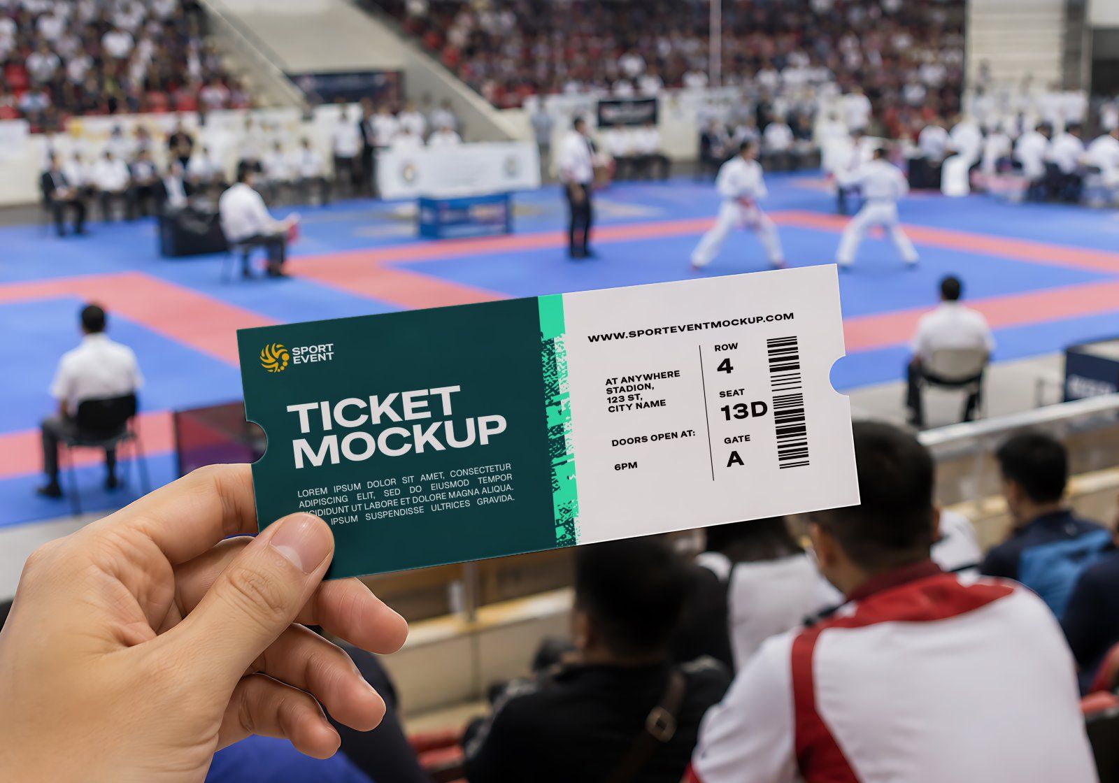 Premium National Sports Event Mockup Bundle – 15 Championship PSD Scenes for Athletic Tournaments, W
