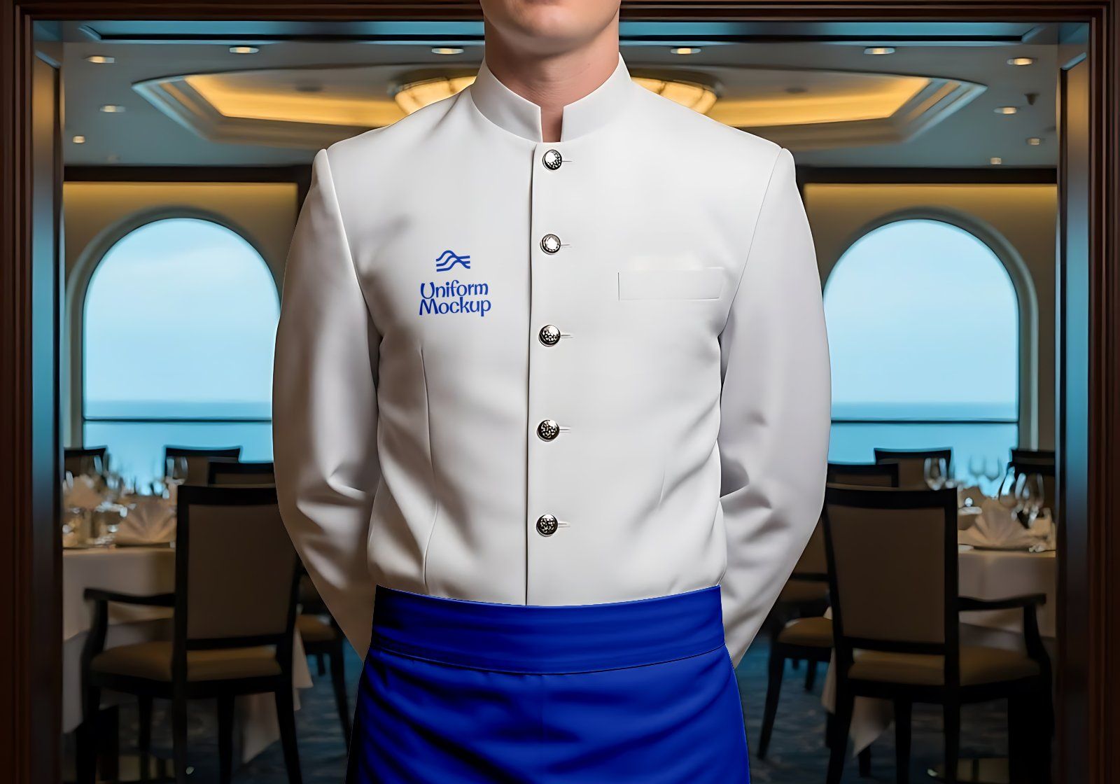 Cruise Ship Mockup Bundle - Maritime Branding with a Luxury Cruise Ship Mockup