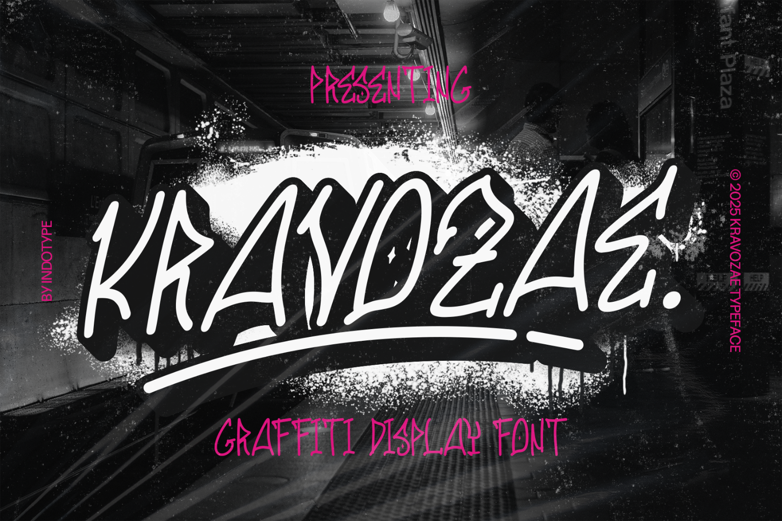 Kravozae - Graffiti Display Font — image 1