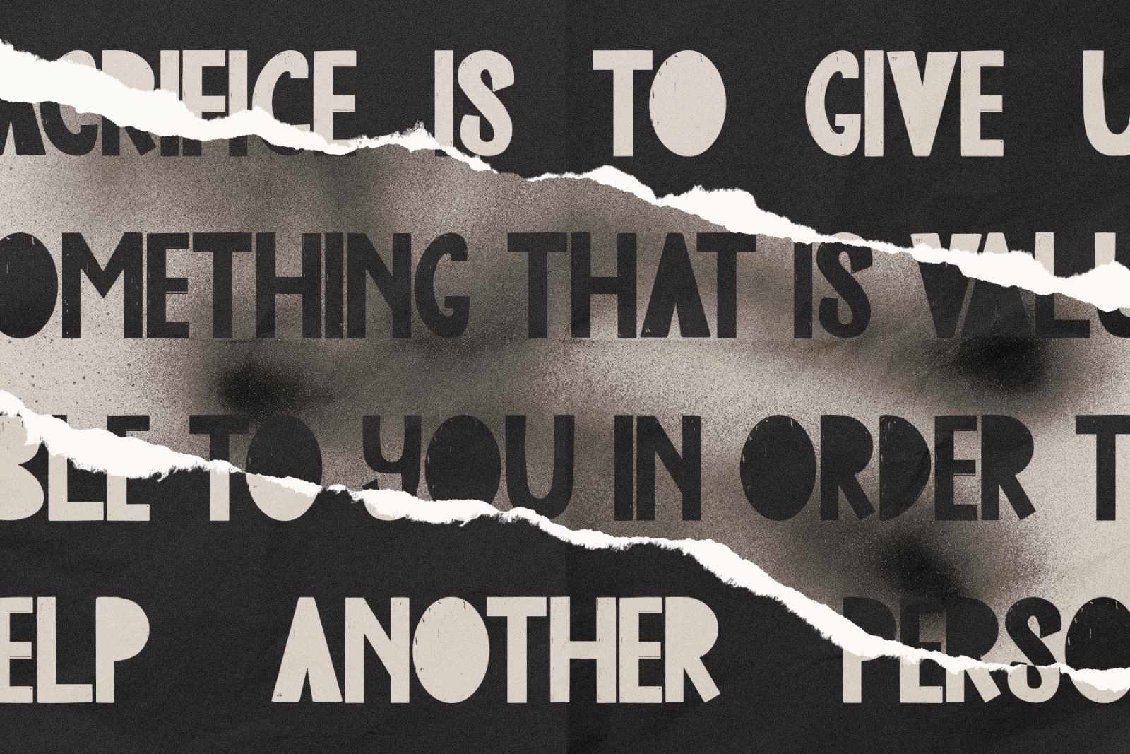 Edge Blocks - Textured Display Typeface