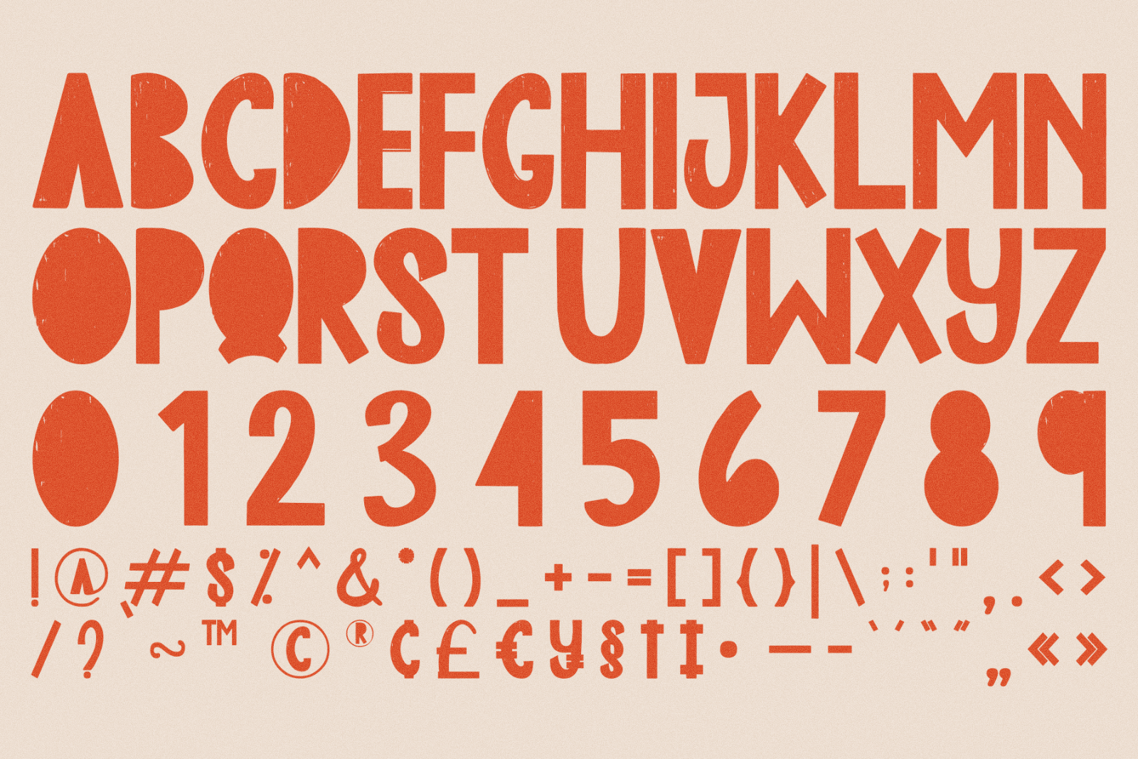 Edge Blocks - Textured Display Typeface