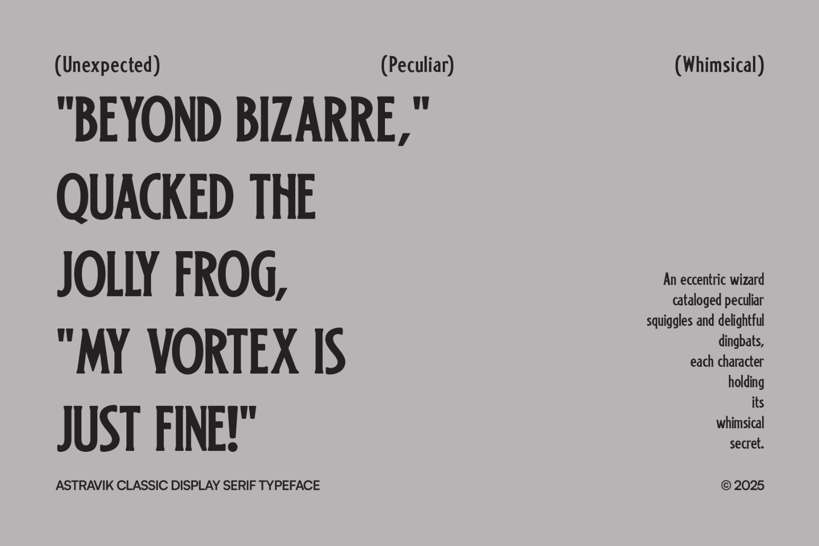 Astravik - Classic Display Serif — image 3
