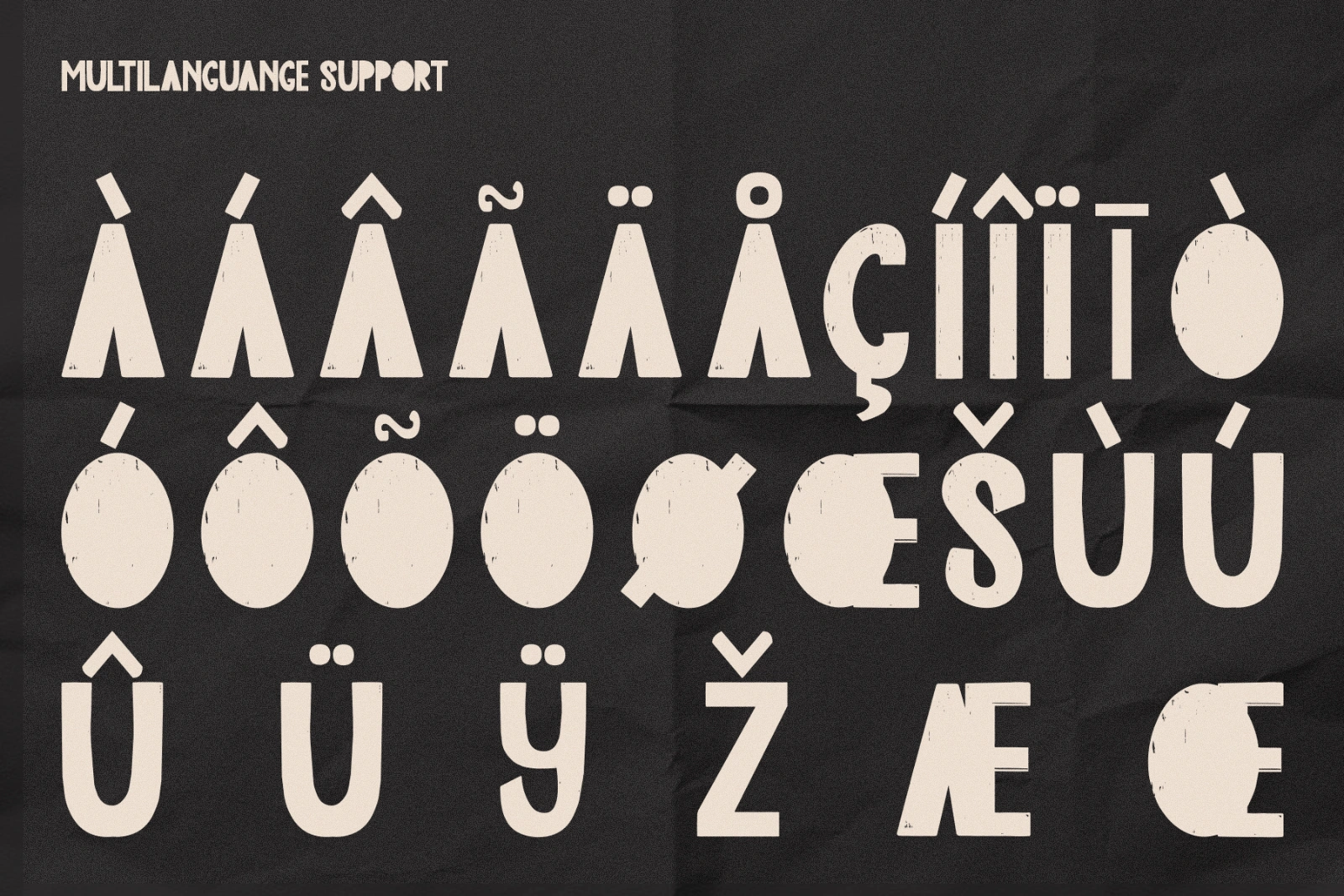 Edge Blocks - Textured Display Typeface — image 5