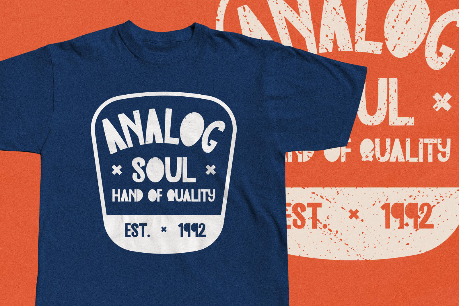 Edge Blocks - Textured Display Typeface