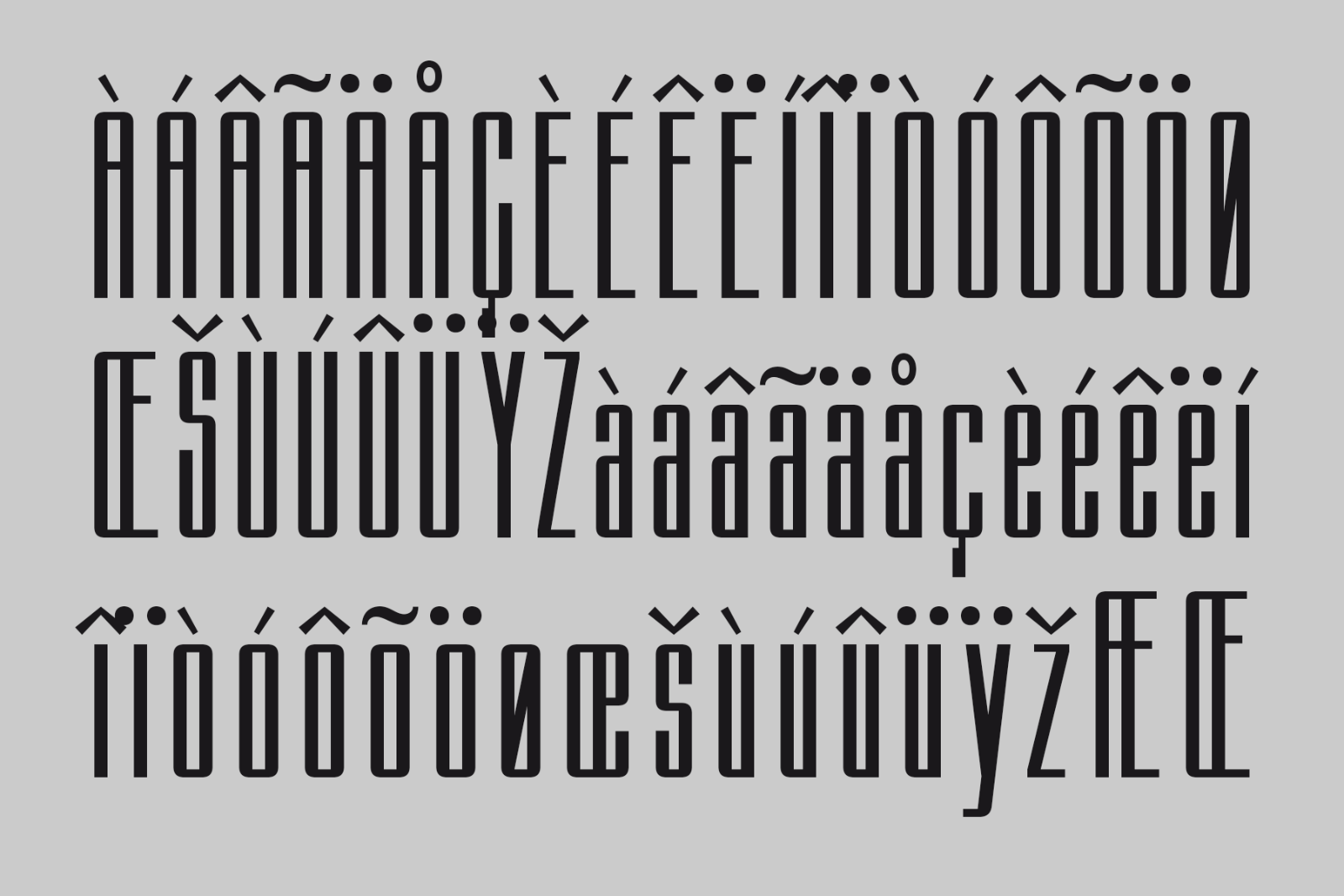 Clampdown - Ultra Condensed Sans Serif — image 9