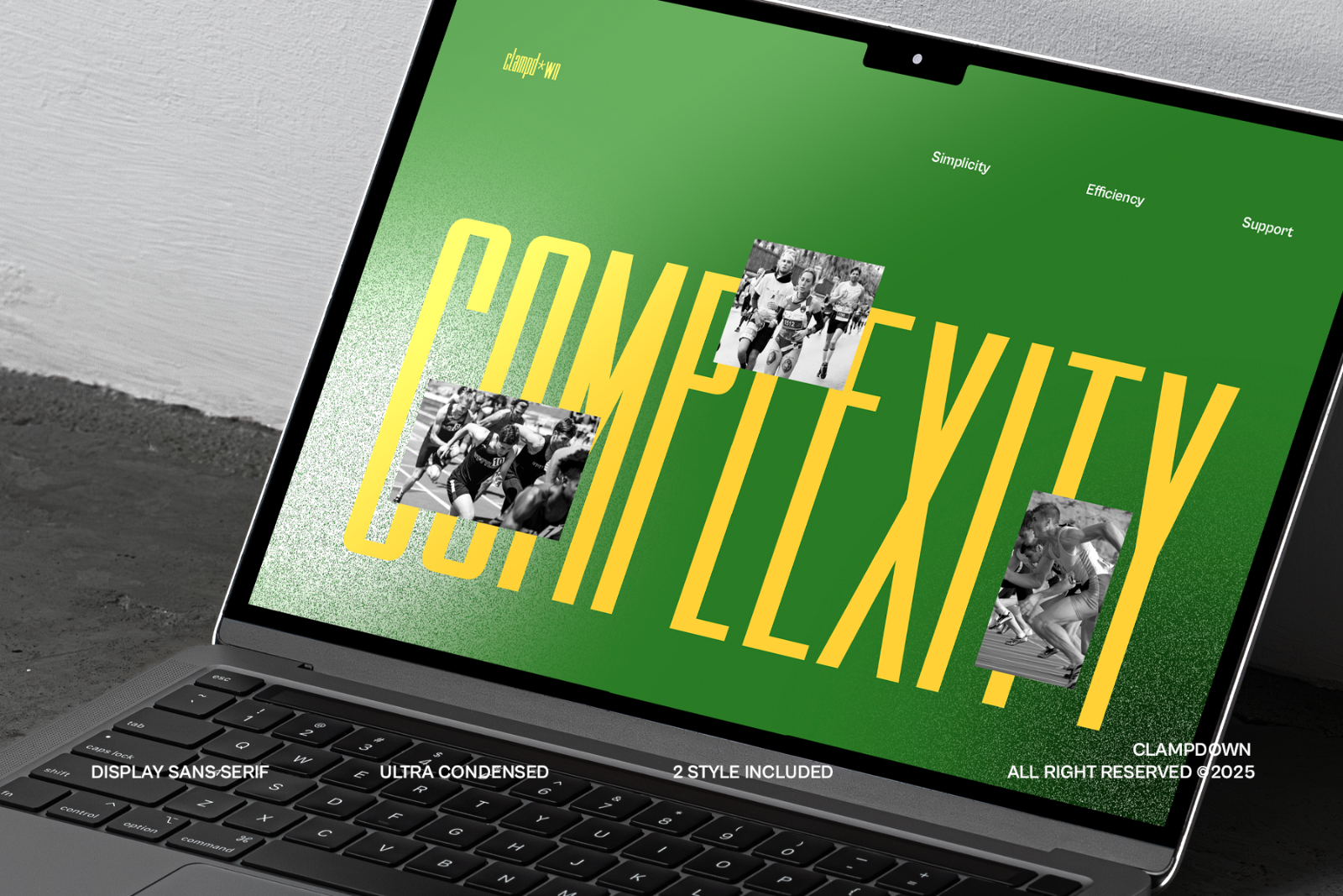 Clampdown - Ultra Condensed Sans Serif — image 10