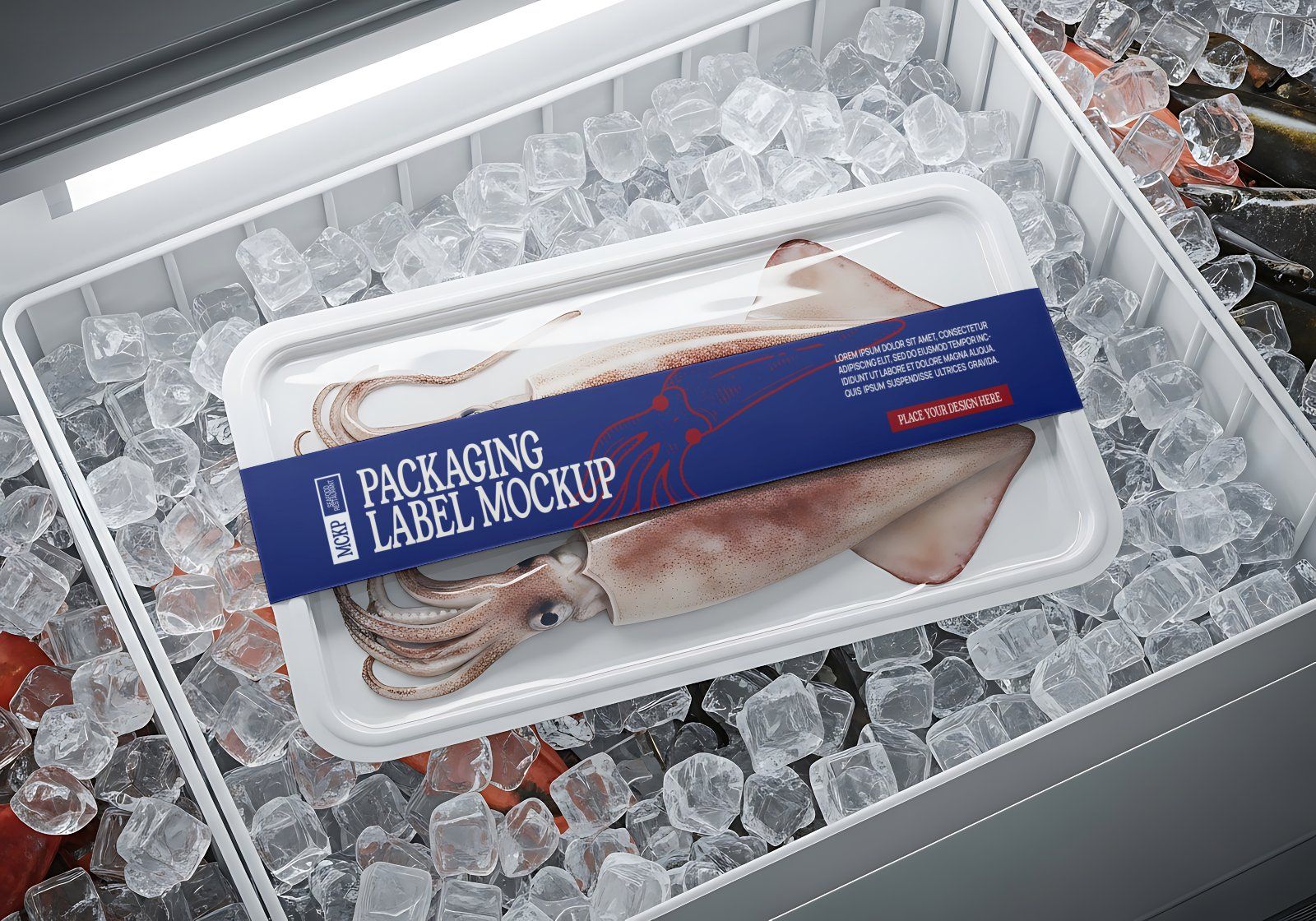 Premium Branding Fresh Seafood Restaurant Mockup