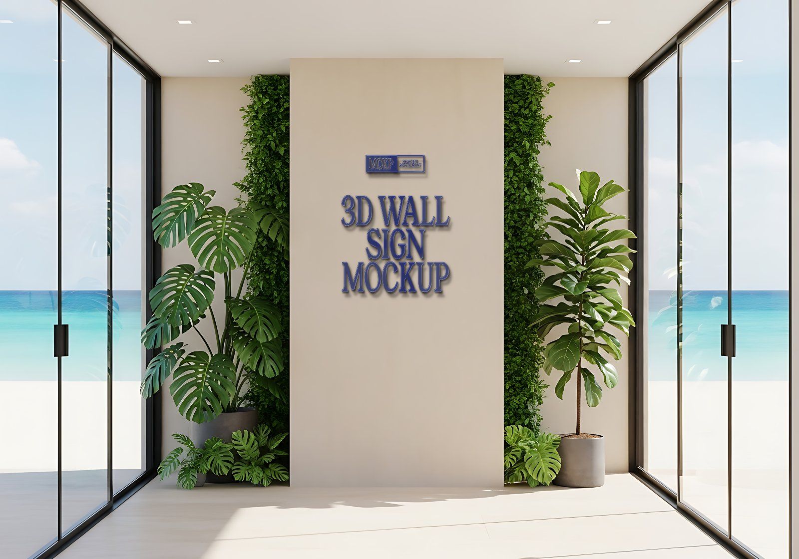 Premium Branding Fresh Seafood Restaurant Mockup