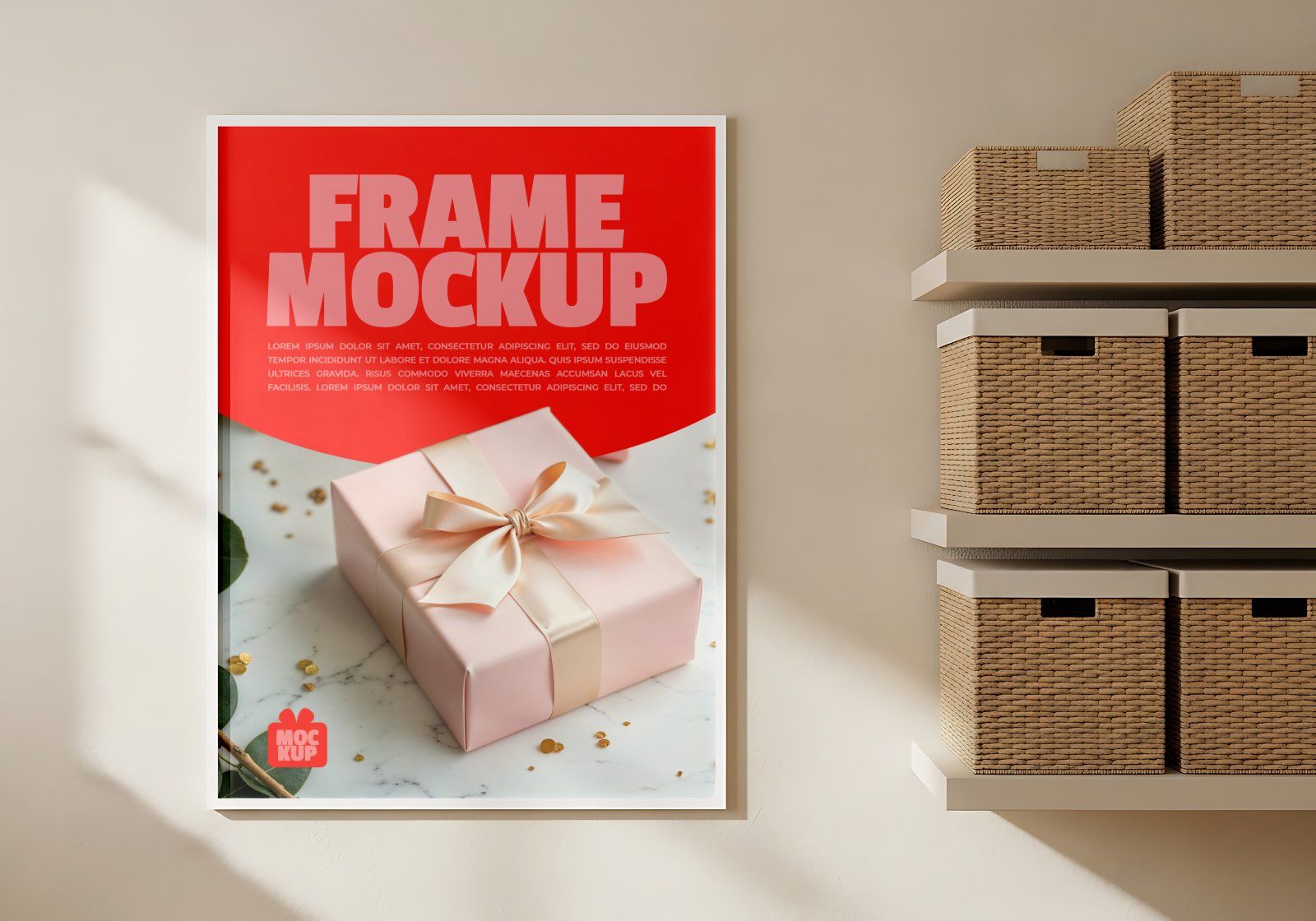 Premium Branding Hampers Store Mockup
