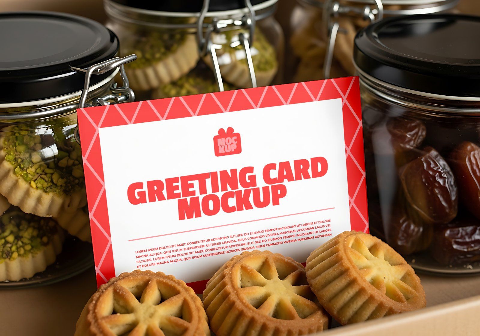 Premium Branding Hampers Store Mockup