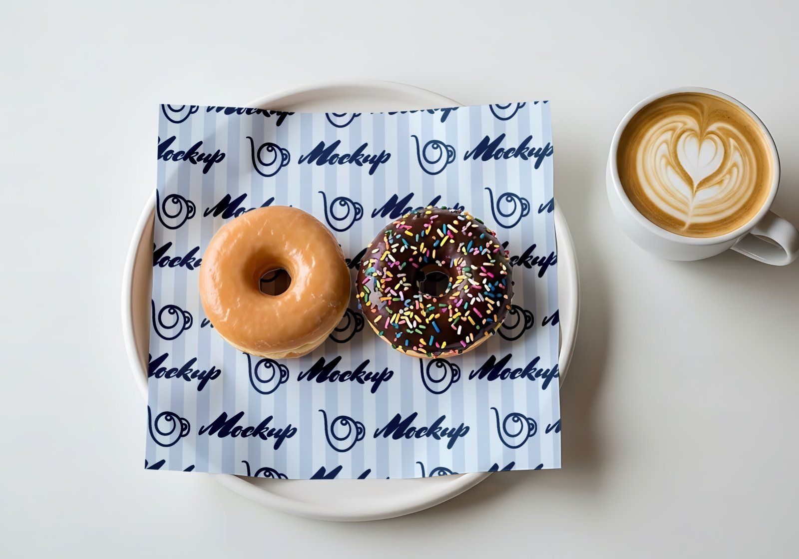 Coffee & Donut Shop Branding Mockup Bundle – 15 Premium PSD Scenes for Cafe Identity
