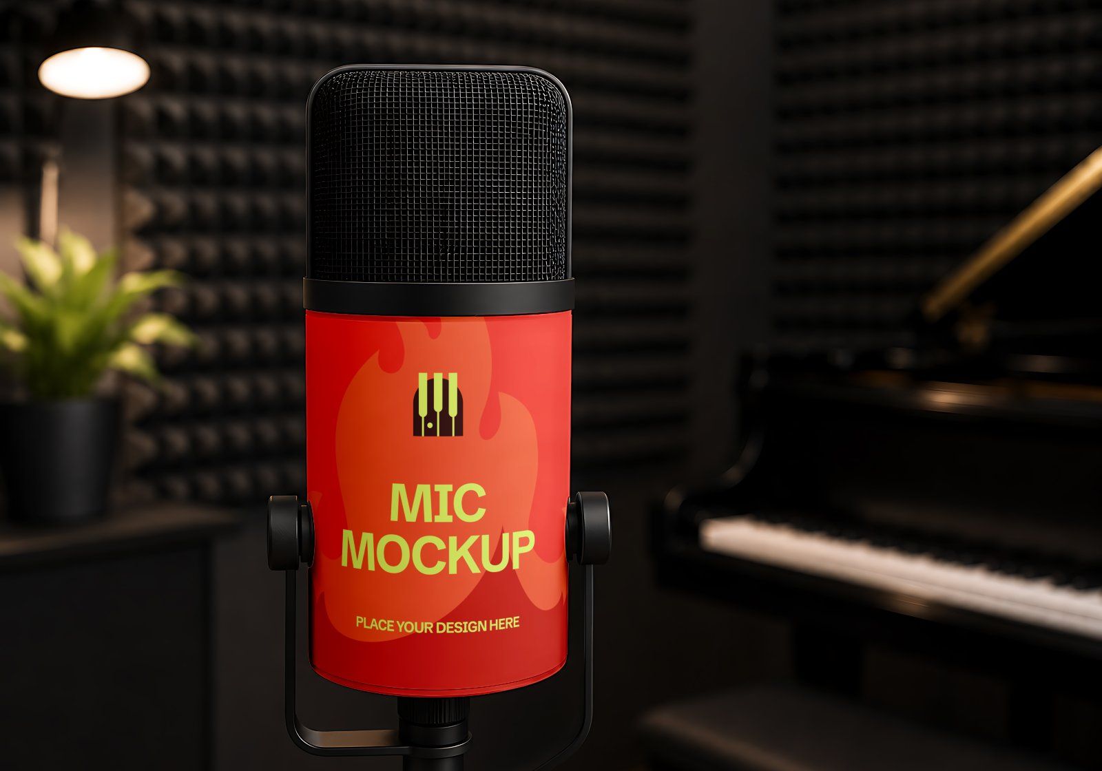 Premium Music Studio Branding Mockup Bundle – 15 Premium PSD Scenes for Audio & Record Label Identit