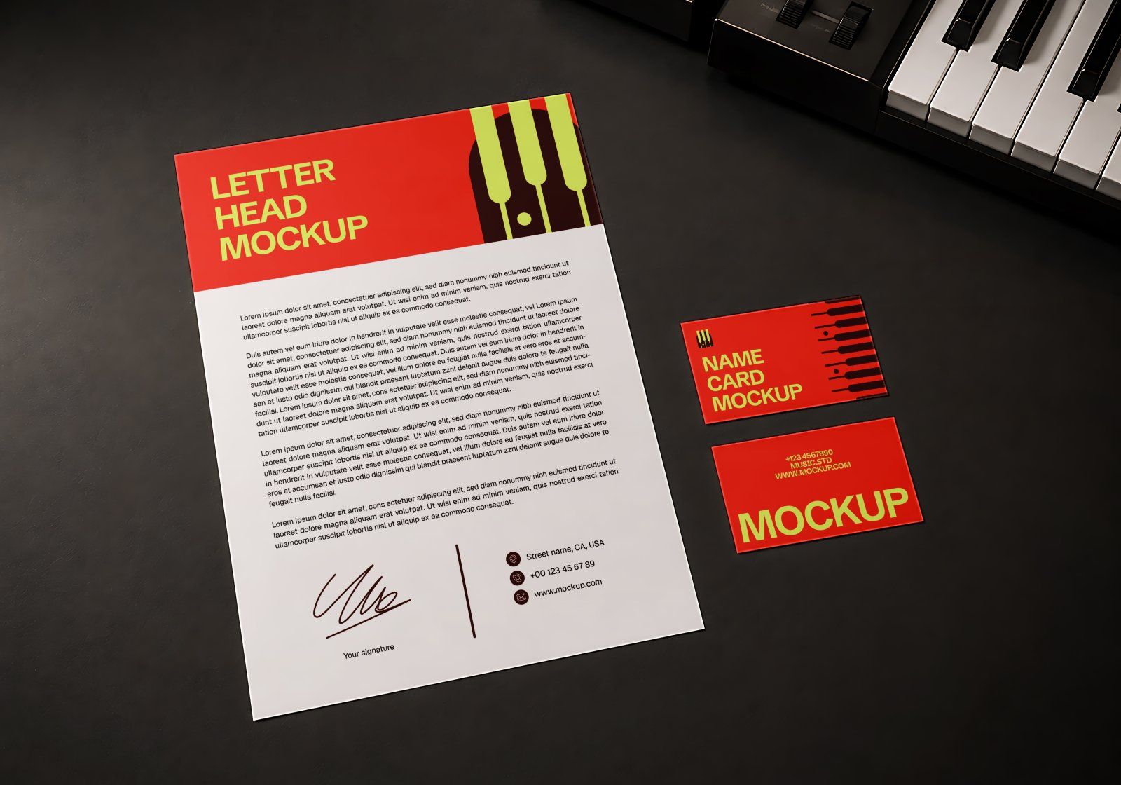 Premium Music Studio Branding Mockup Bundle – 15 Premium PSD Scenes for Audio & Record Label Identit
