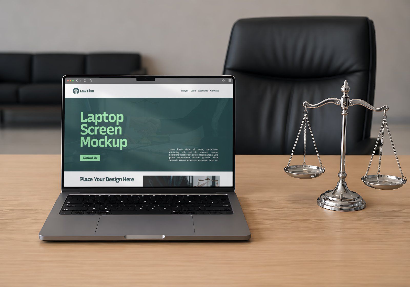 Premium Law Firm Branding Mockup Bundle – 15 Corporate PSD Scenes for Attorney, Lawyer
