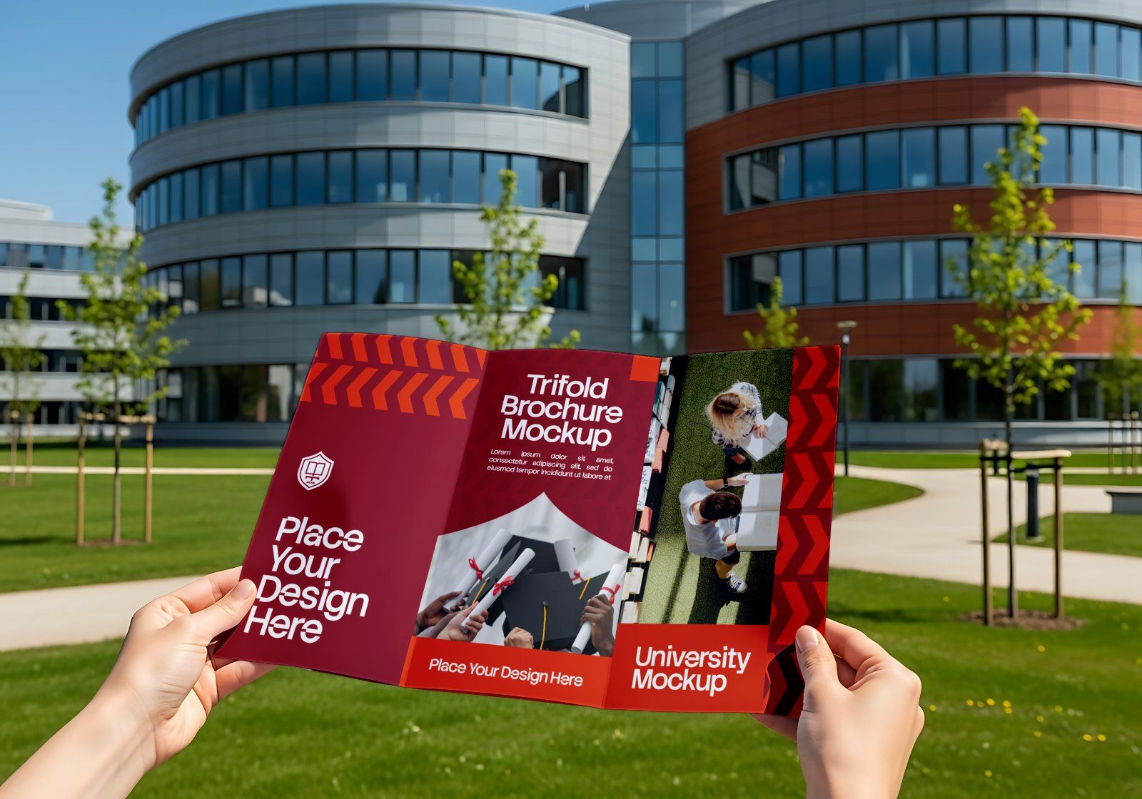 University Branding Mockup Bundle – 15 PSD Templates for Campus Signage, Uniforms, Posters & Bus Adv