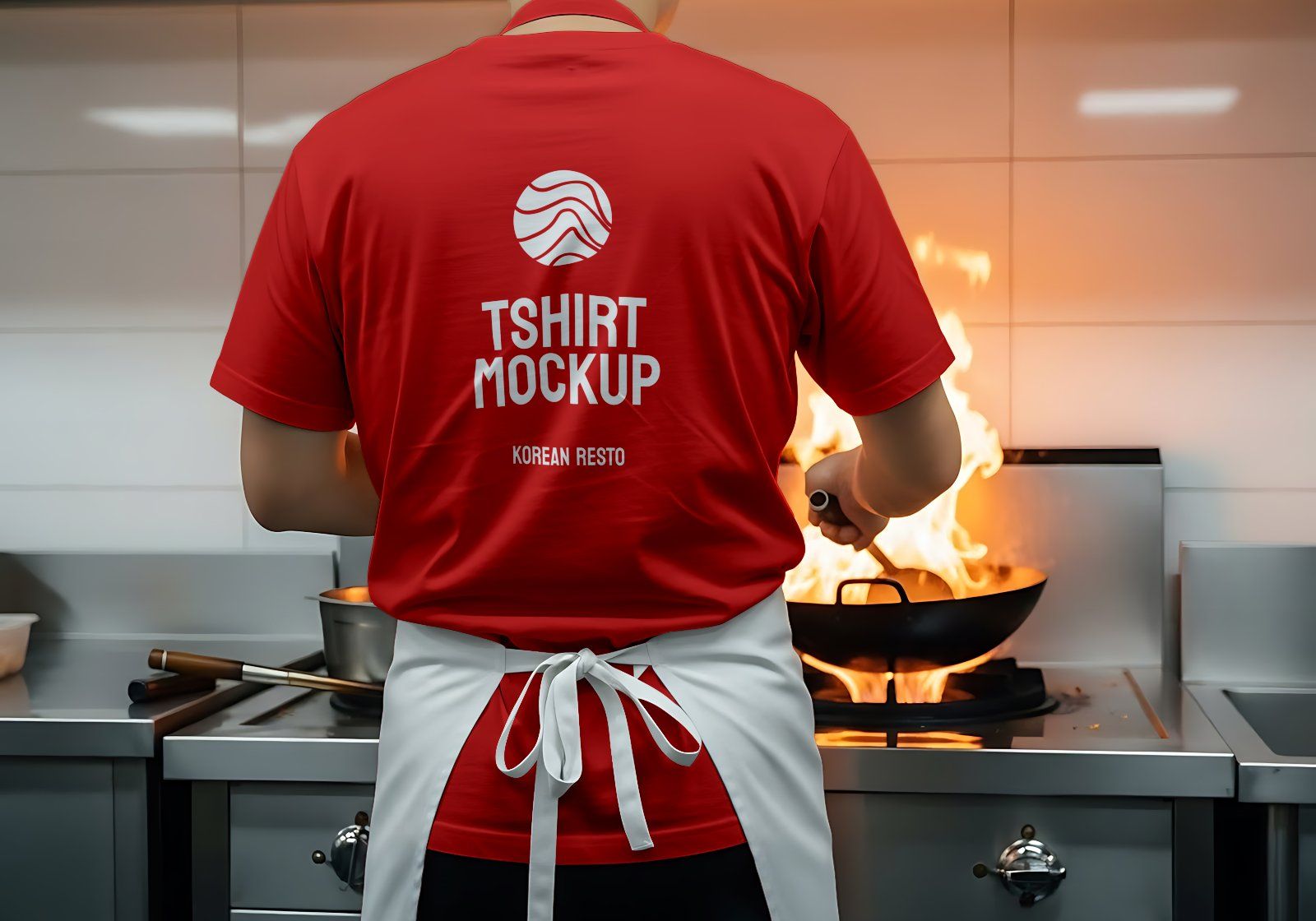 Korean Restaurant Mockup Bundle PSD – 15 Mockup Food Branding & Interior Design