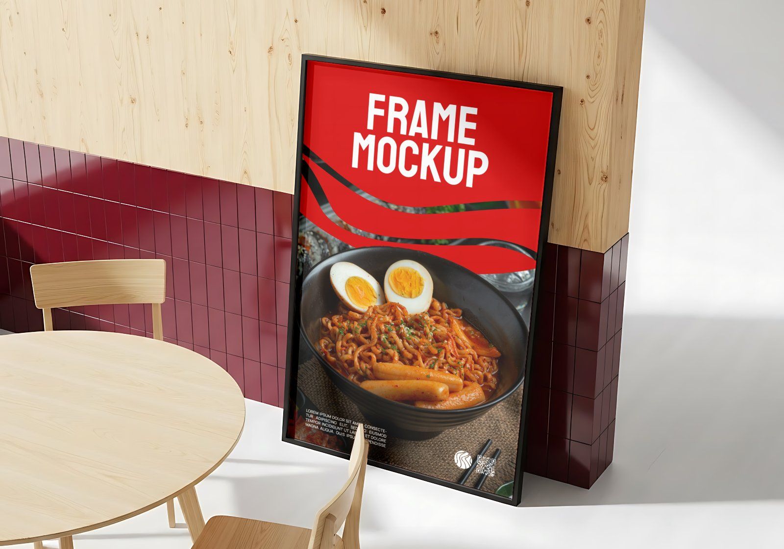 Korean Restaurant Mockup Bundle PSD – 15 Mockup Food Branding & Interior Design