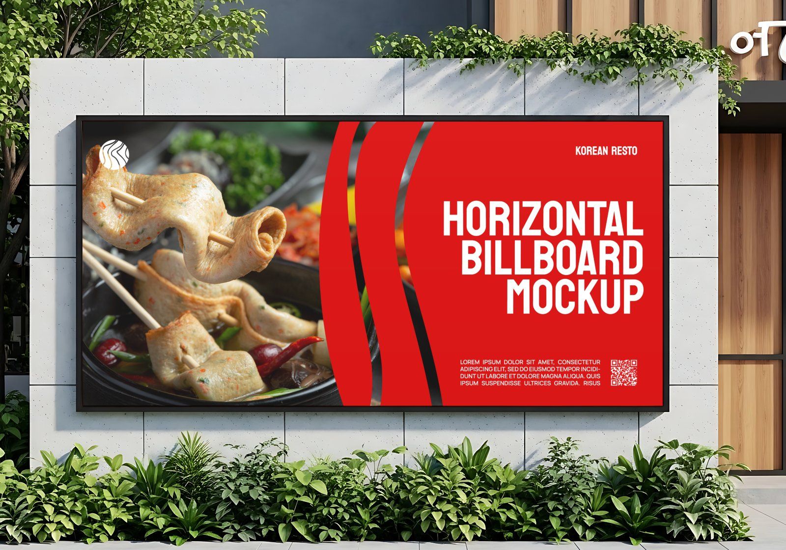 Korean Restaurant Mockup Bundle PSD – 15 Mockup Food Branding & Interior Design