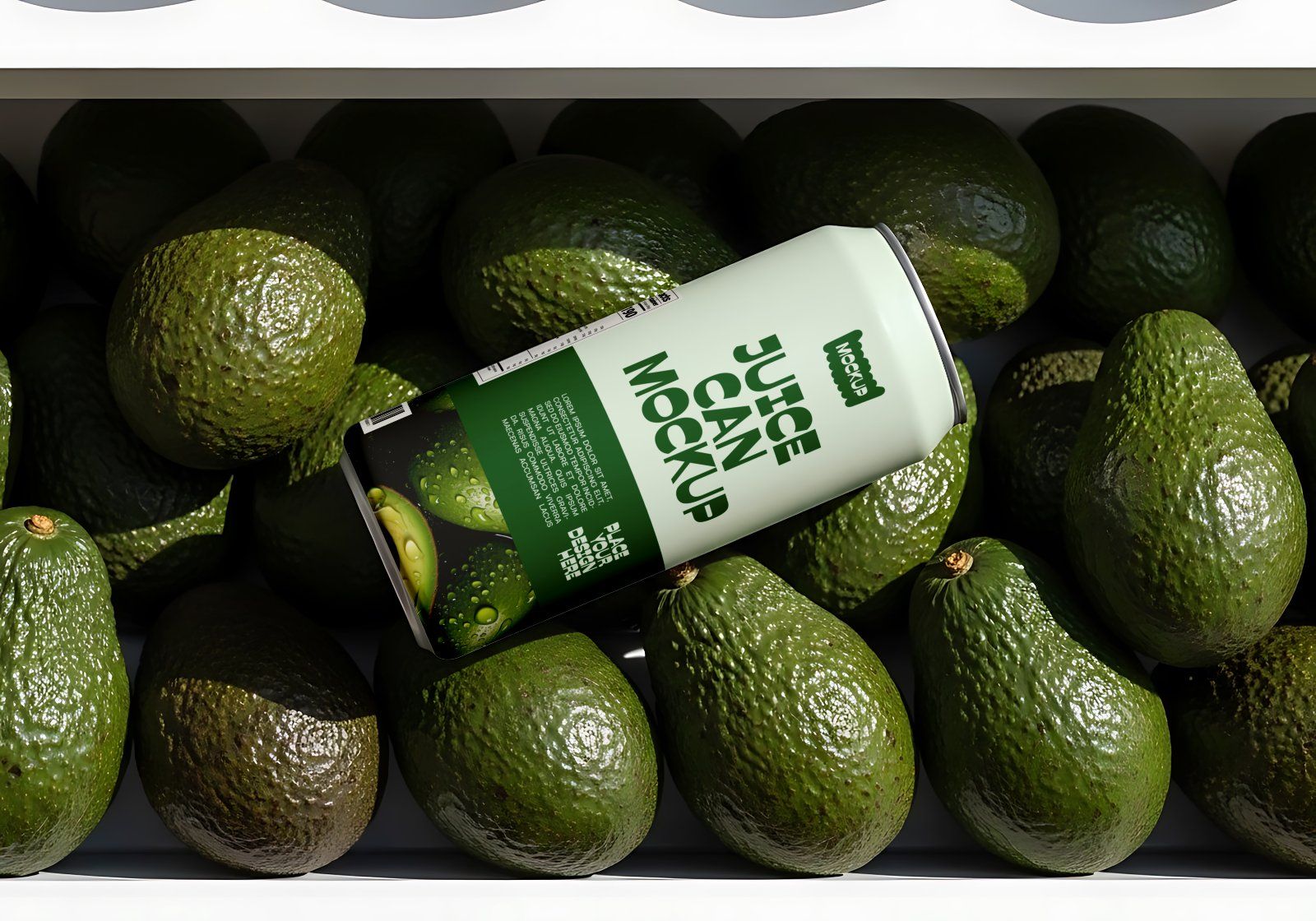 Premium Branding Orange Juice Store Mockup