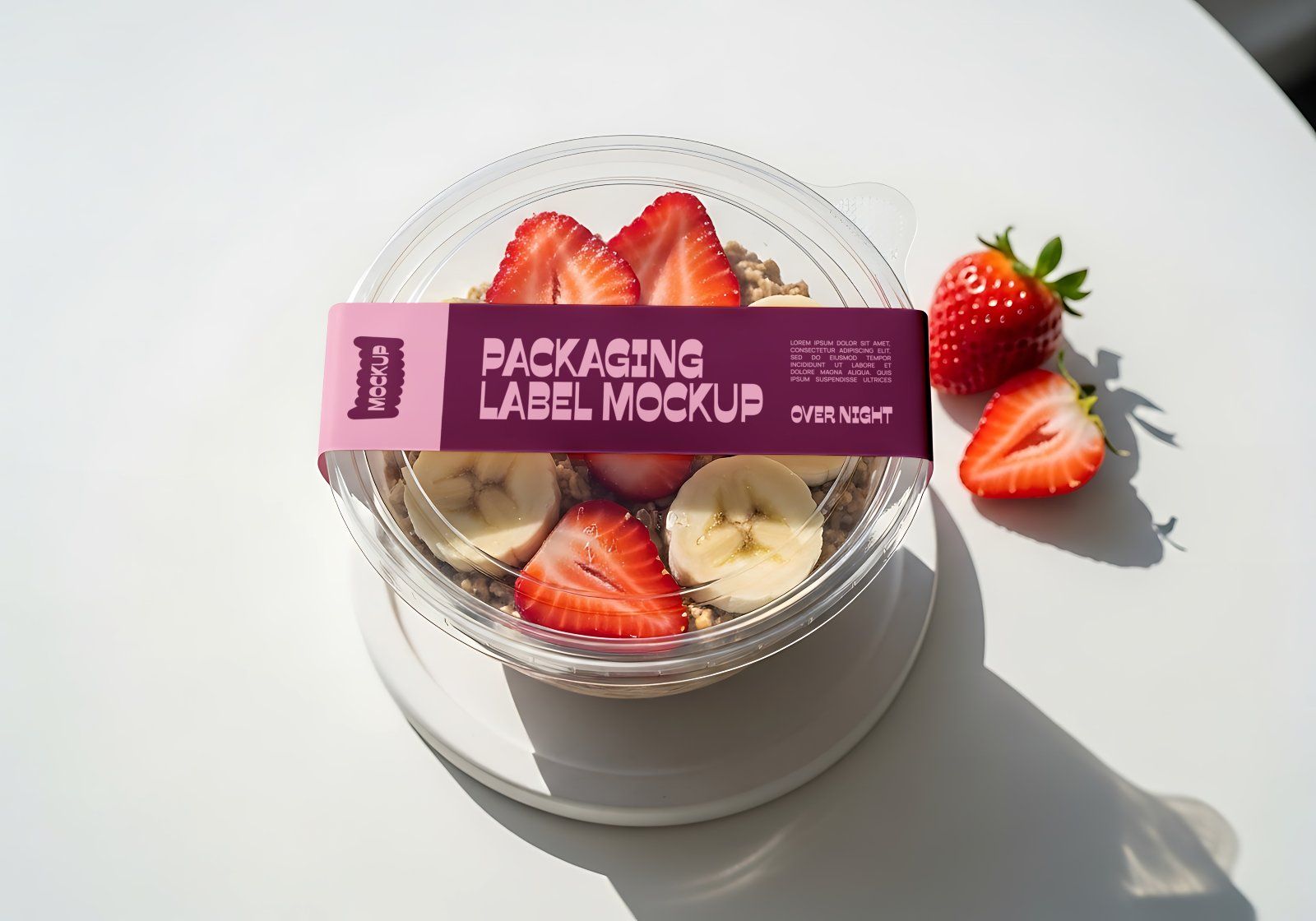 Premium Branding Orange Juice Store Mockup