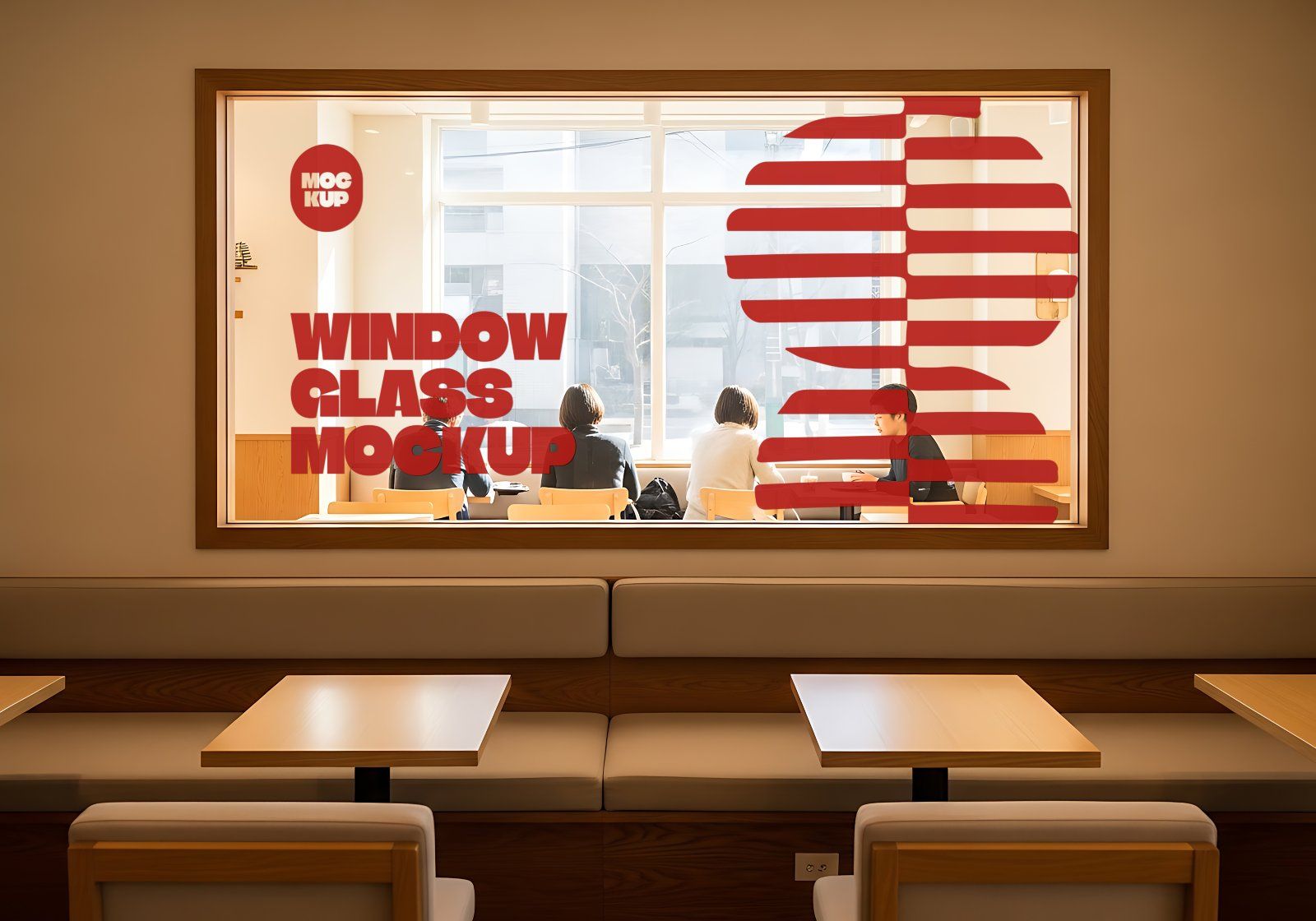 Premium Branding Coffee Store Mockup