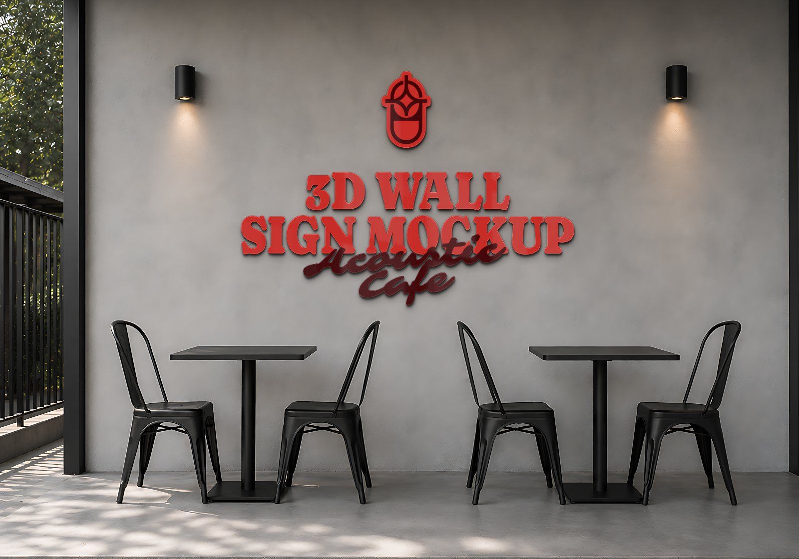 Premium Live Music Cafe Branding Mockup Bundle – 15 Aesthetic PSD Scenes for Coffee Shop & Acoustic