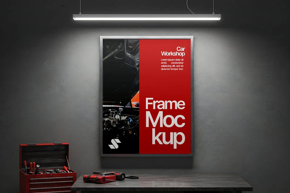 FREE Workshop Poster Mockup