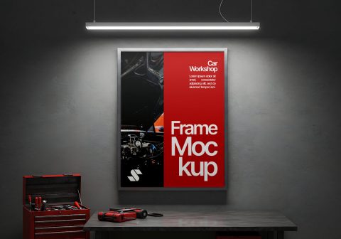 FREE Workshop Poster Mockup