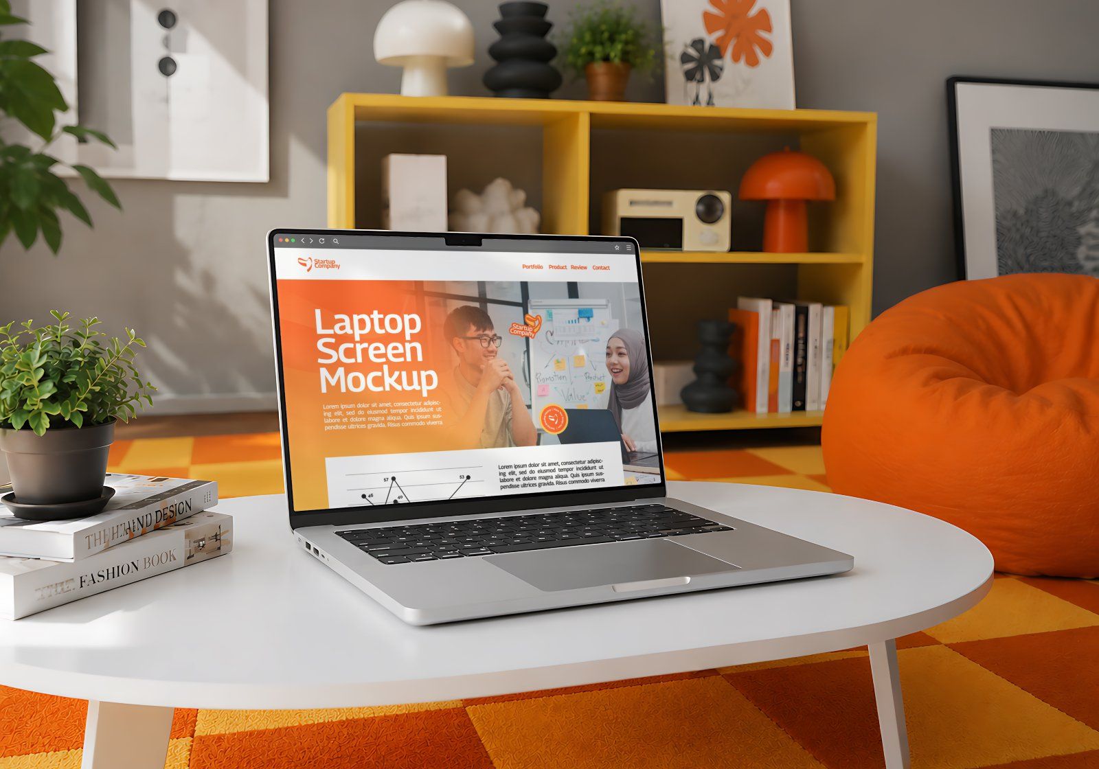 Premium Startup Company Branding Mockup Bundle – 15 Creative Corporate PSD Scenes for Tech Startups,