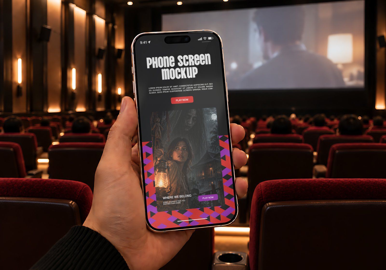Cinema Branding Mockup Pack - 15 Movie Theater PSD Mockups — image 13