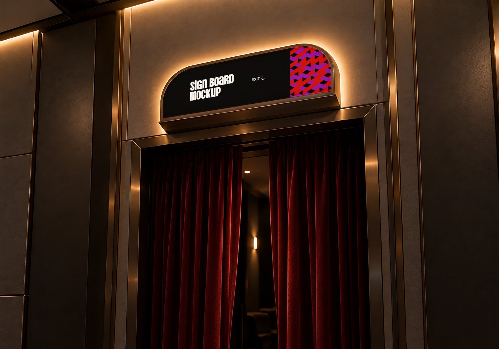 Cinema Branding Mockup Pack - 15 Movie Theater PSD Mockups — image 8