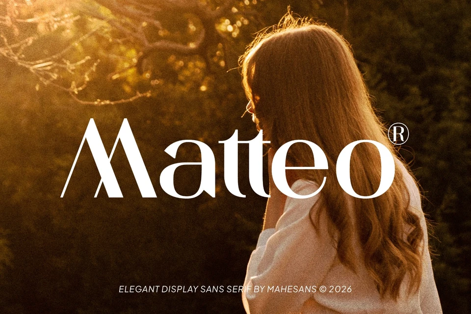 Matteo – Elegant Display Sans Serif
