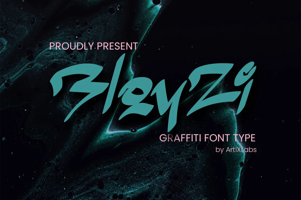 BloyZi - Graffiti Font