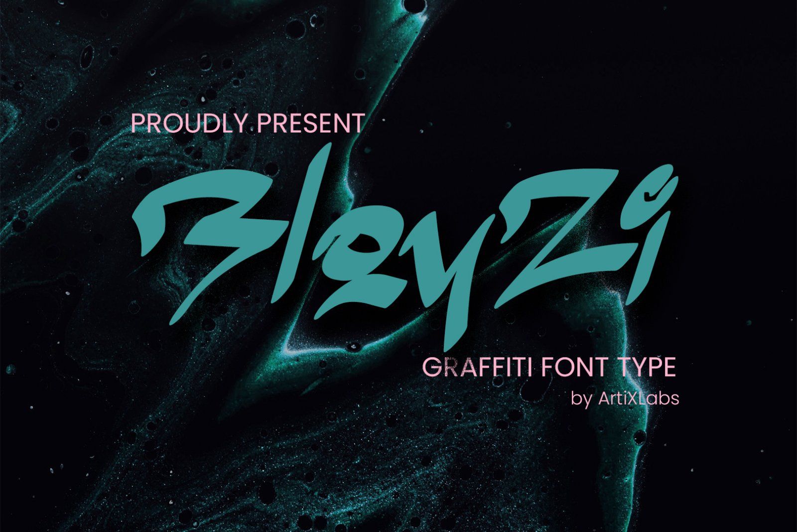 BloyZi - Graffiti Font — image 1