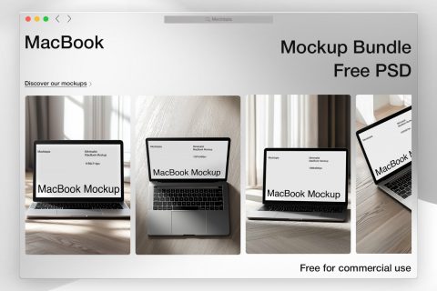 MacBook Mockup Bundle
