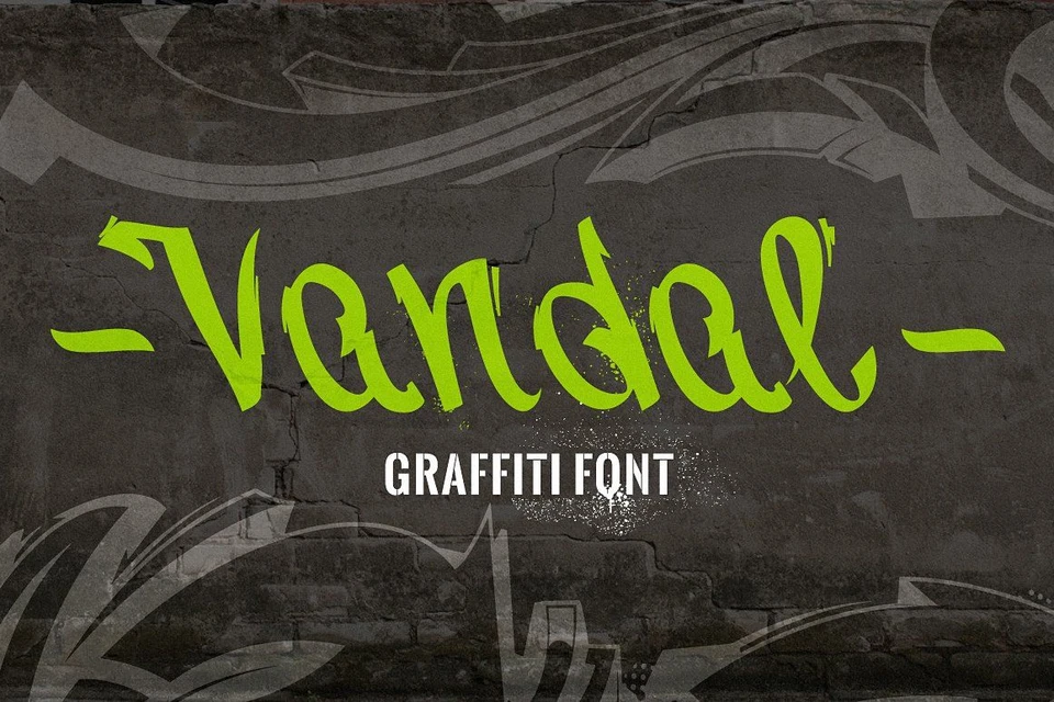 Vandal - Graffiti Font