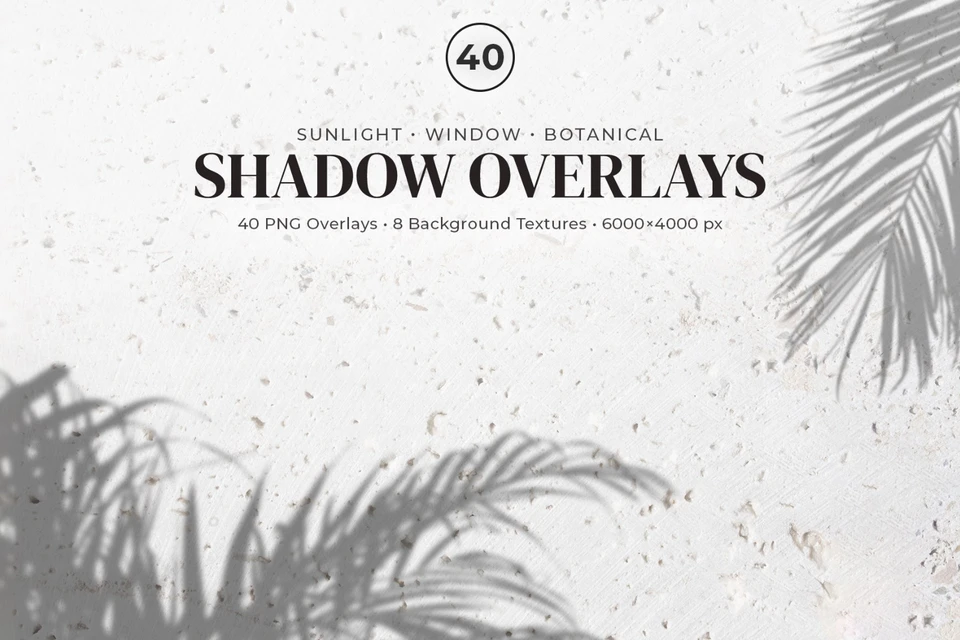 Sunlit Shadow Overlays Set