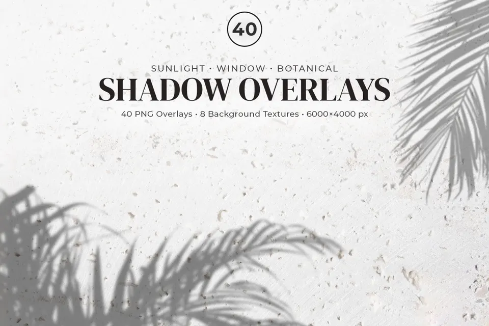 Sunlit Shadow Overlays Set