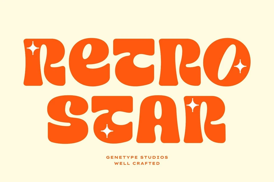 Retro Star&nbsp;Font