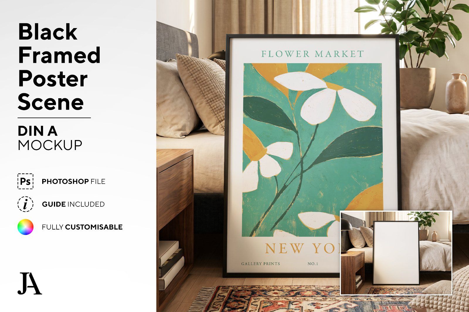 Black Framed Poster | DIN A PSD — image 2