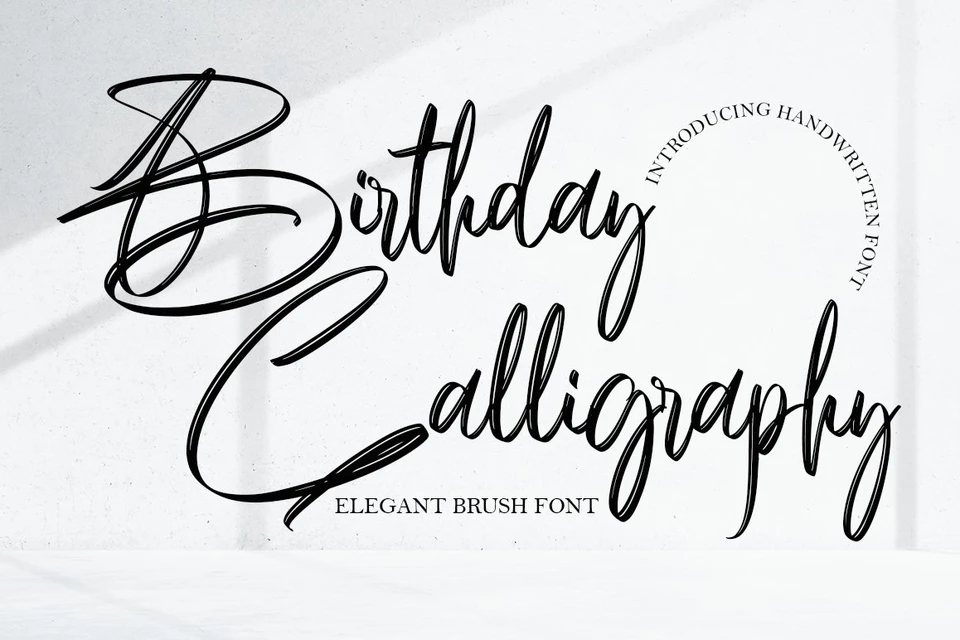Birthday Calligraphy