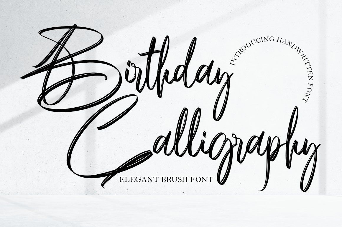 Birthday Calligraphy — image 1