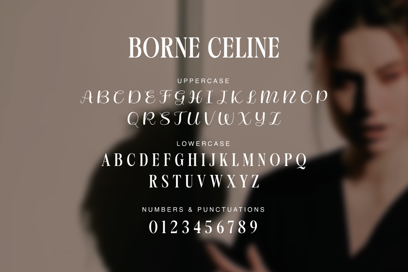 Borne Celine | Modern Display Font — image 3