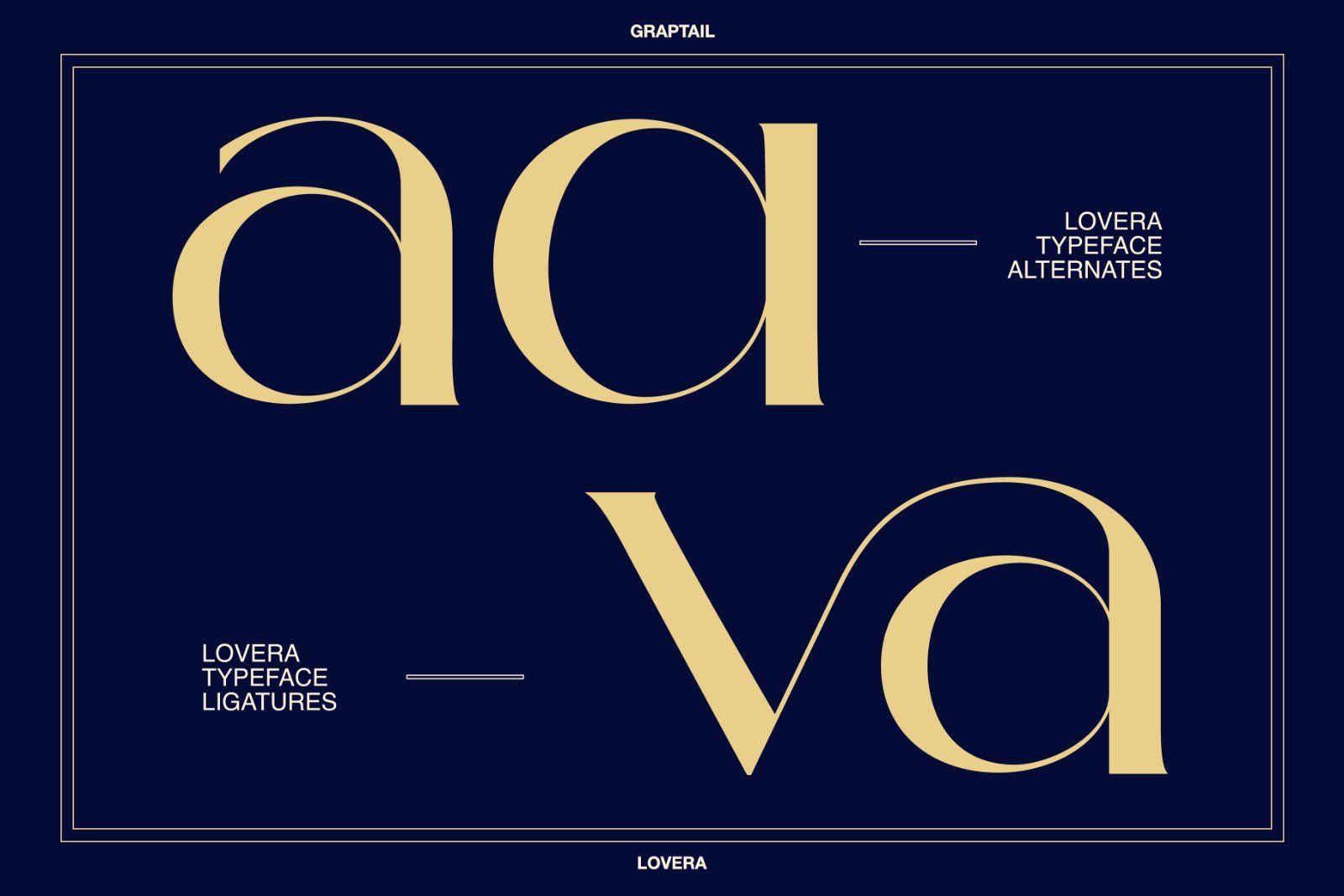 Lovera - Art Deco Typeface — image 2