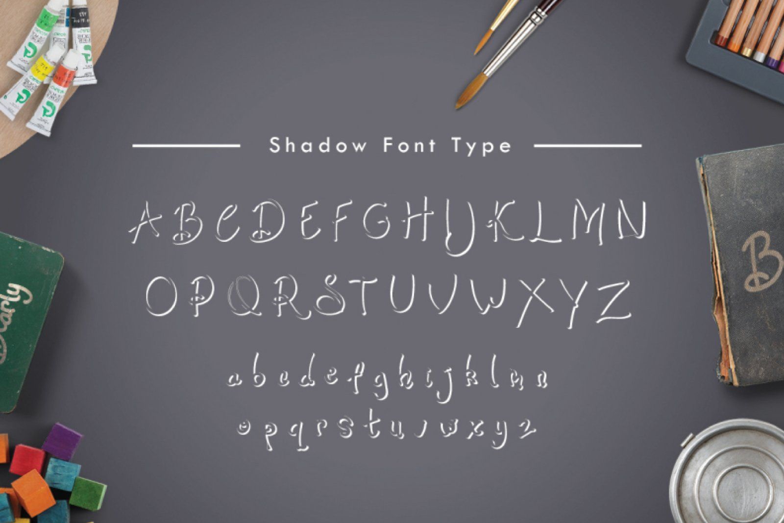 Bearley typeface handwritting font