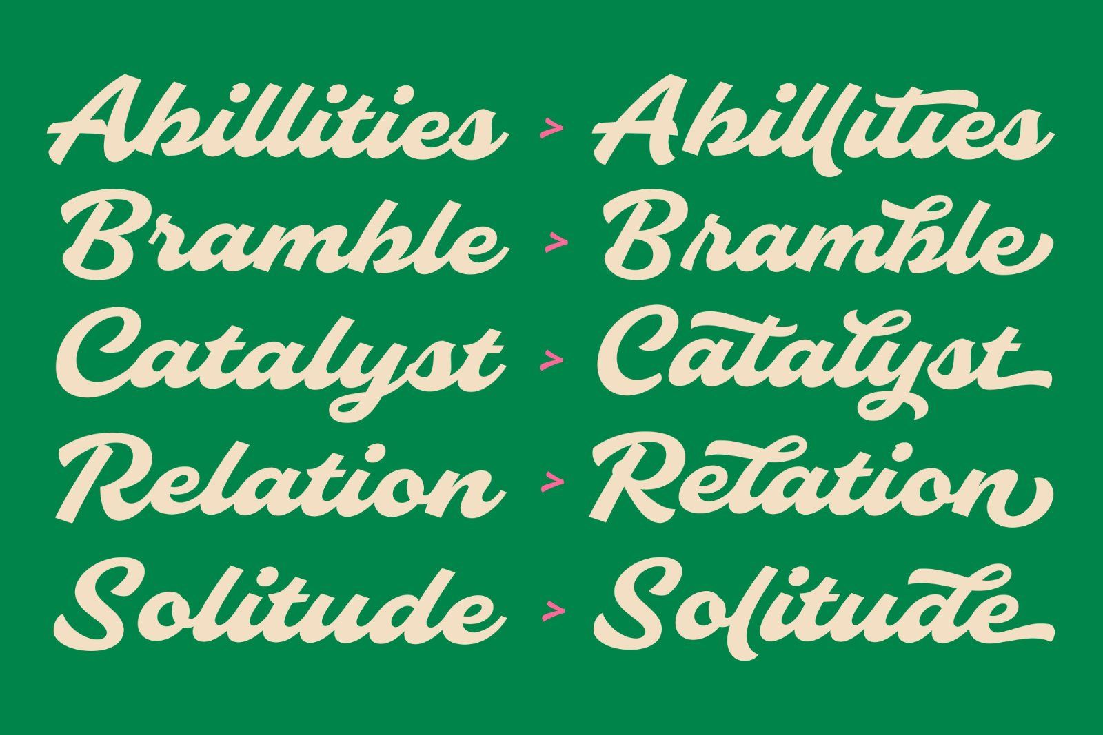 Slideback | Bold & Stylish Script