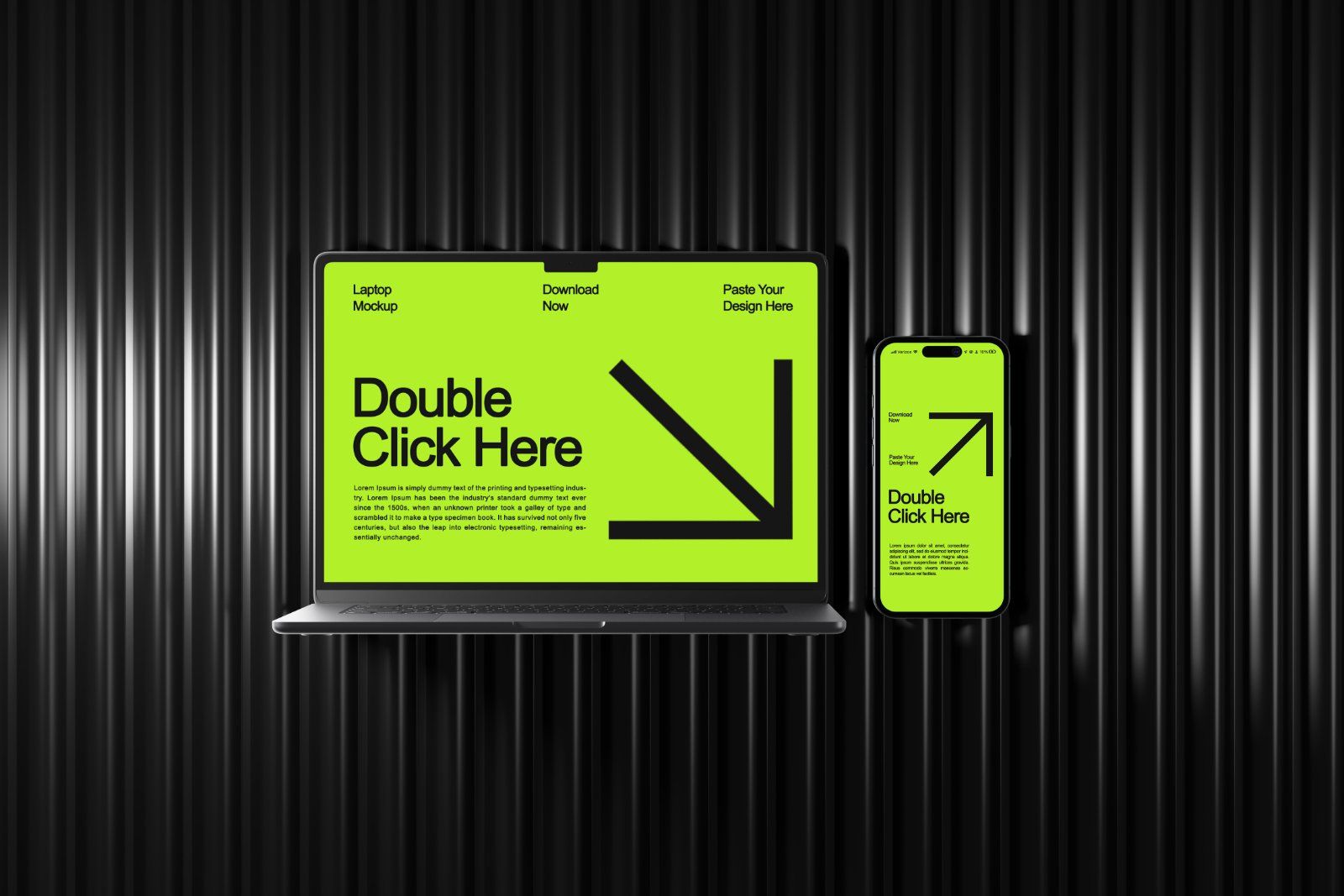 Laptop And Phone Mockup